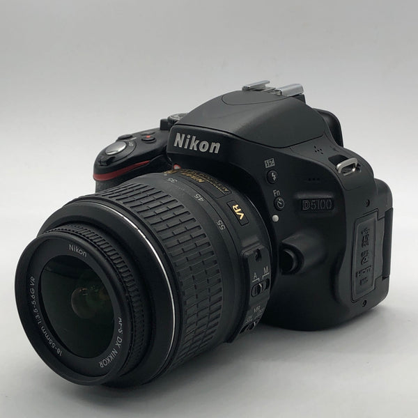 【Near Mint】Nikon D5100 Digital SLR Camera & 18-55mm VR Lens Black Ships